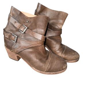 Belle Sigerson Morrison Boots Womens 8B Brown Leather
